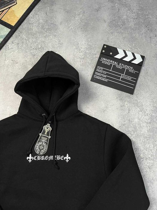 Чорне Худі Chrome Hearts з бірками