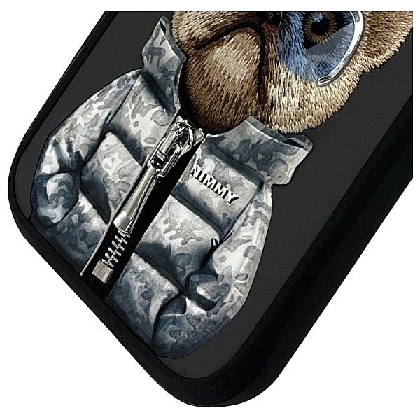Etui Nimmy Cool&Cute 2.0 Dog na iPhone 16 Pro - czarne