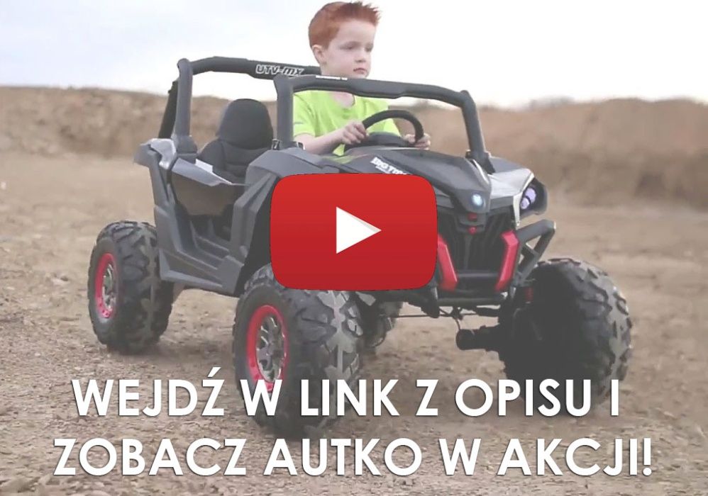 HIT! BUGGY SUPERSTAR 4x45W 2x12V LIFT autko na akumulator xmx603 auto