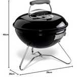NOWY Grill Węglowy Weber Smokey Joe – Mały Rozmiar, Wielki Smak