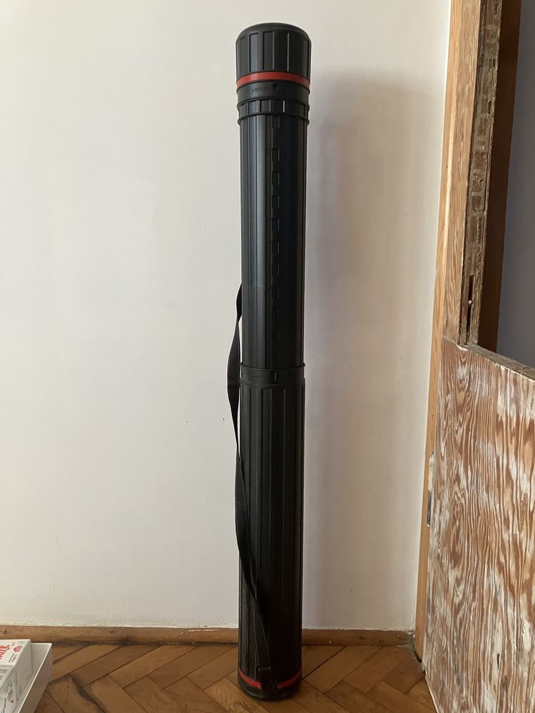 Tuba kreślarska rysunkowa regulowana na rysunki 78-120 cm śr. 13 cm