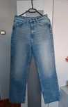 Jeansy wide leg spodnie dżinsowe dżinsy wysoki stan Sinsay
