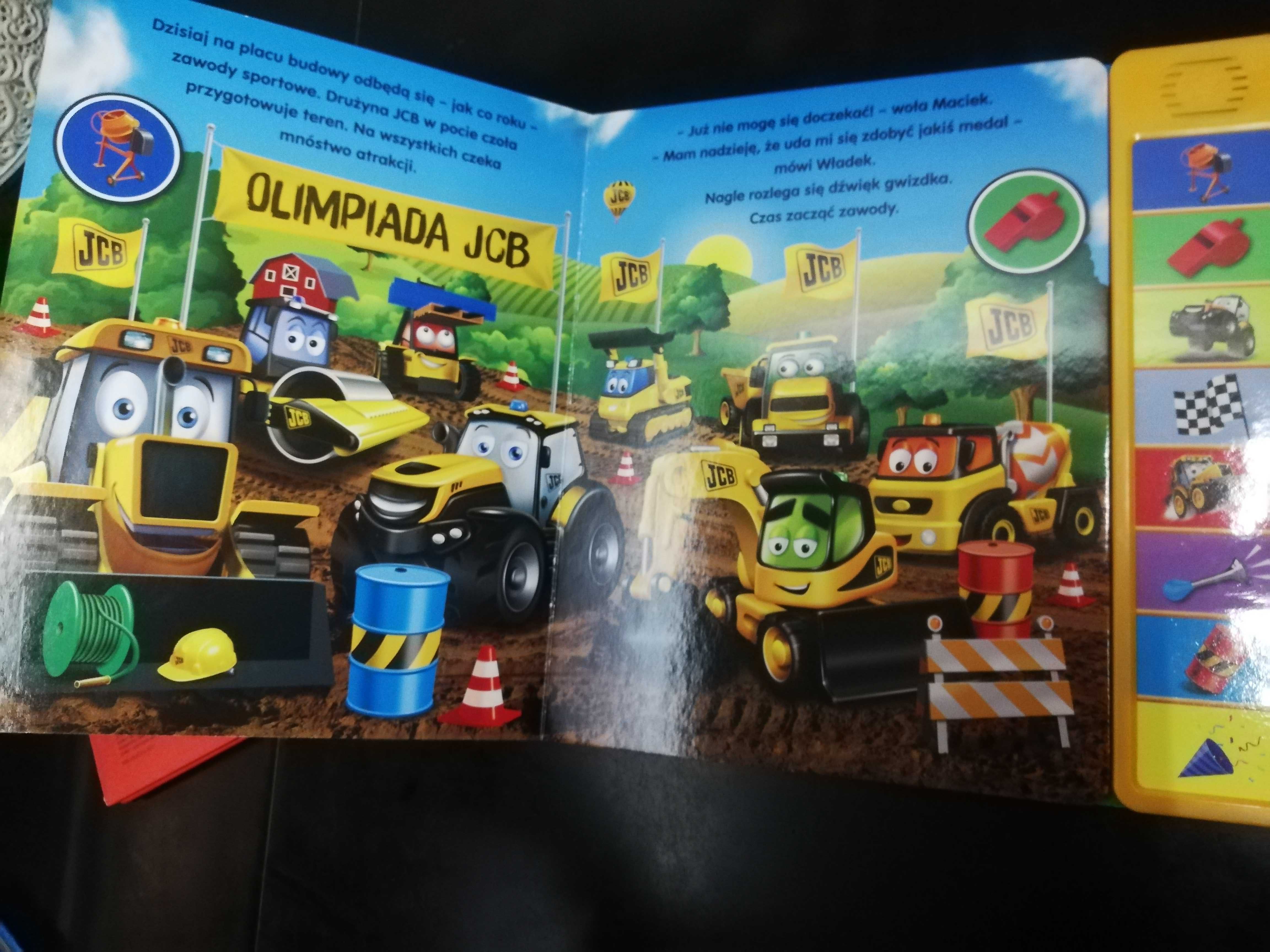 Zestaw książek koparki JCB