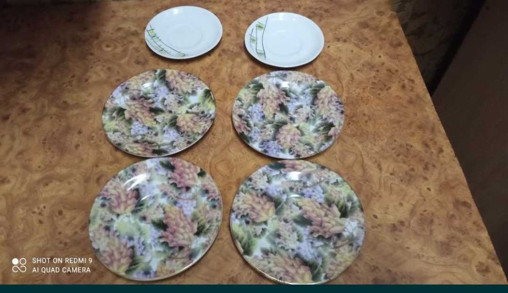 4 porcelana talerze affek sprzedam