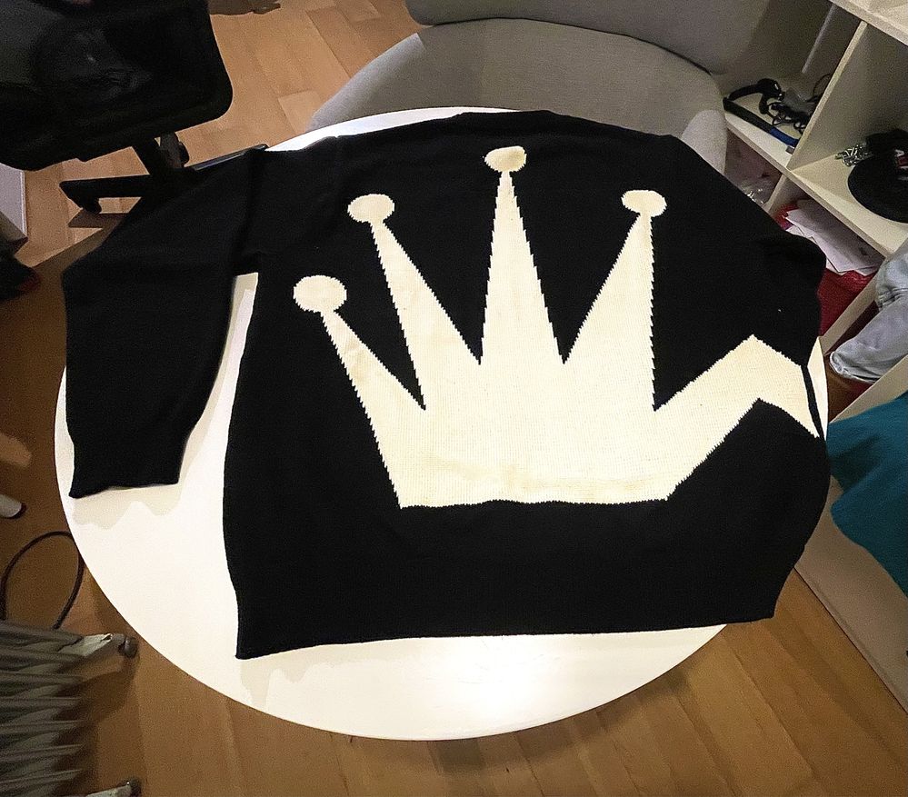 Stüssy bent crown knitted sweater