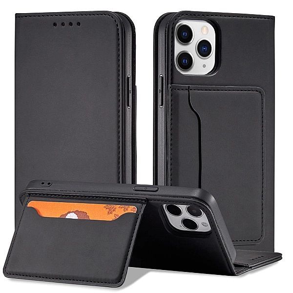 Magnet Card Case etui do iPhone 12 Pro pokrowiec portfel na karty kart