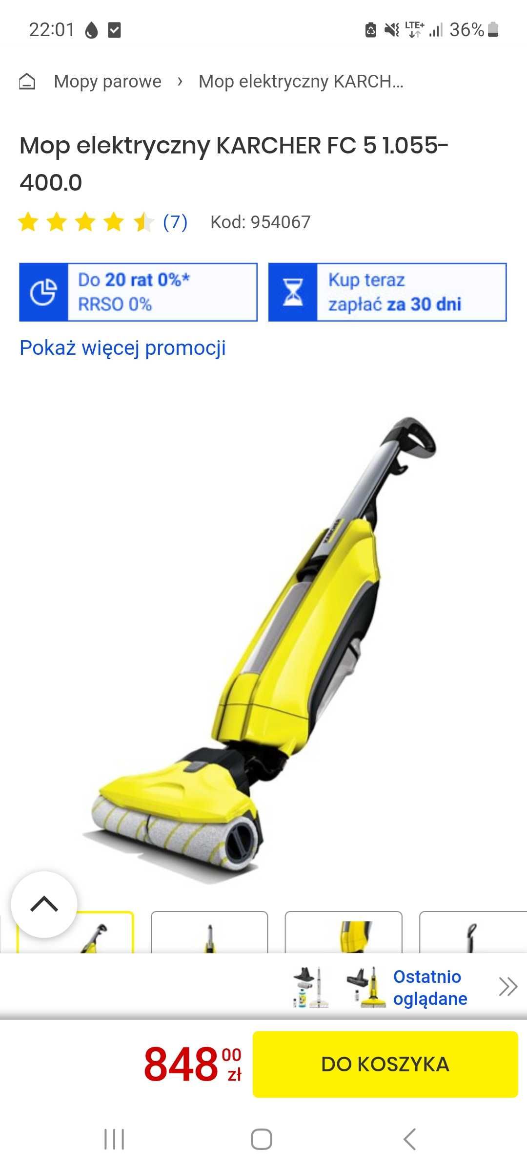 Mop elektryczny Karcher