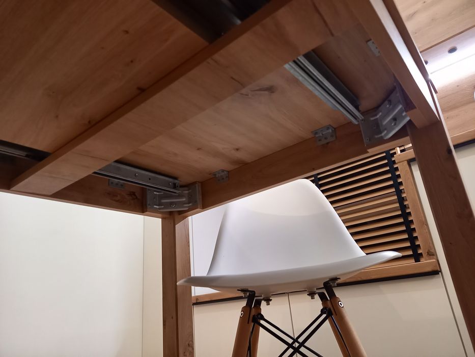 Duży stylowy Stół rozkładany Dąb Artisan | D.120 - 240! S.80 x W.76 cm