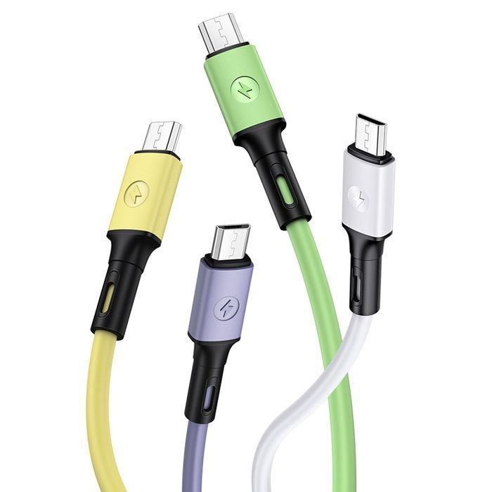 Kabel Usams U52 Microusb 2A Fast Charge 1M Purpurowy