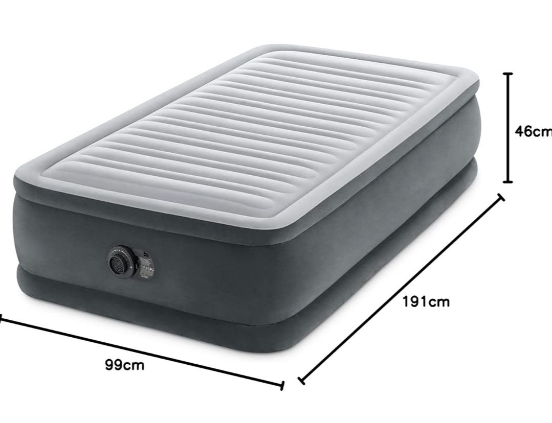 Intex Twin Comfort Plush dura-beam deluxe materac dmuchany