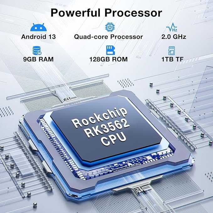 Tablet de 10.1 polegadas de 9 GB de RAM + 128 GB