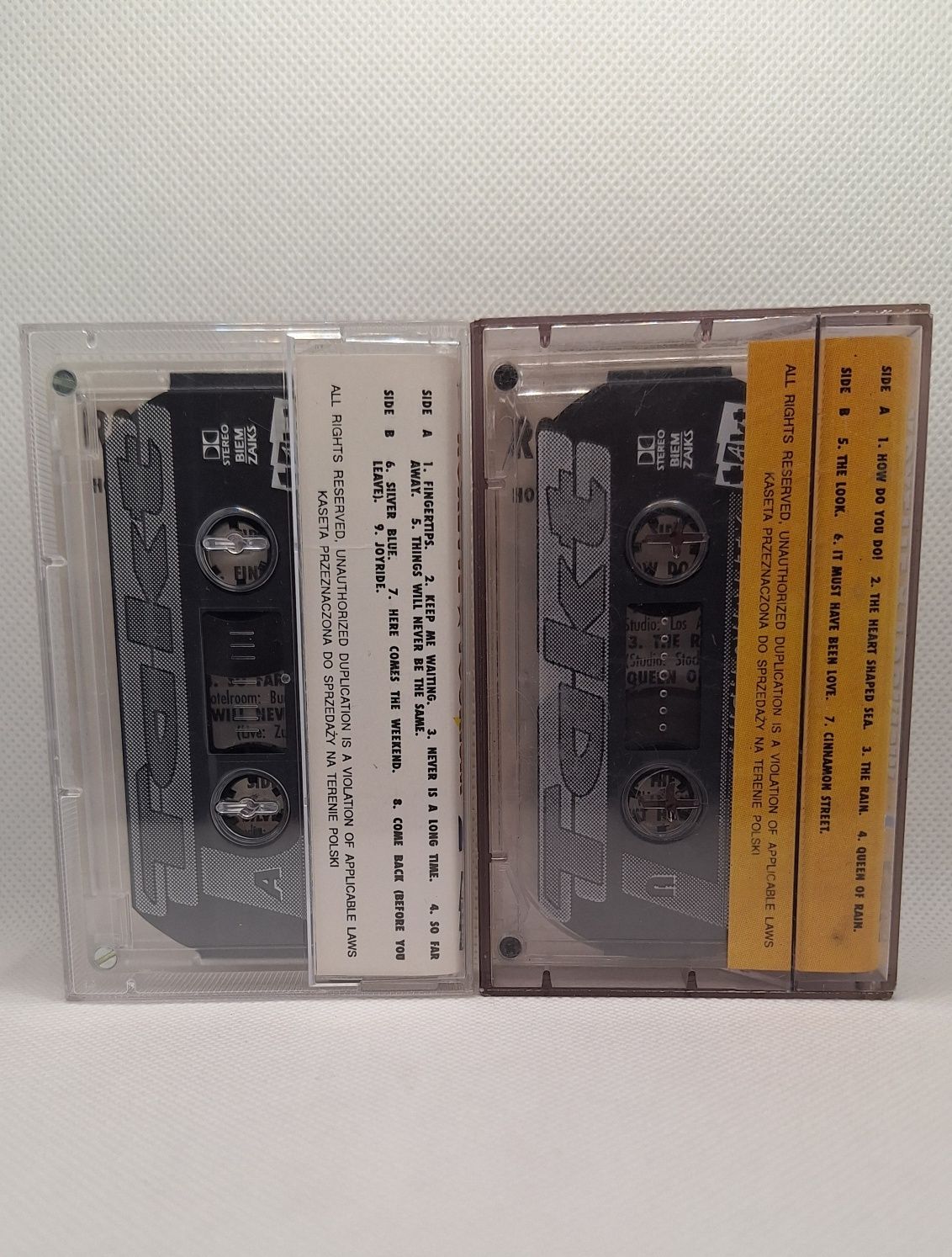 Roxette – Tourism Vol. 1 & 2 (kasety, pop rock, 1992)