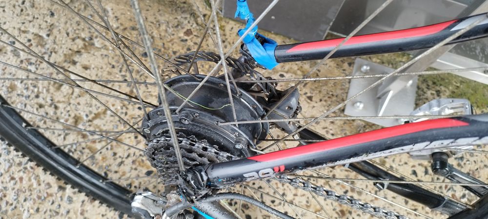 Електровелосипед 350watt 36volt 40км/год гідравлічні тормоза 50км запа