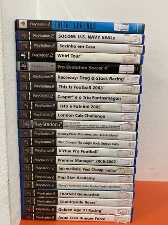 Jogos PS2 usados em bom estado