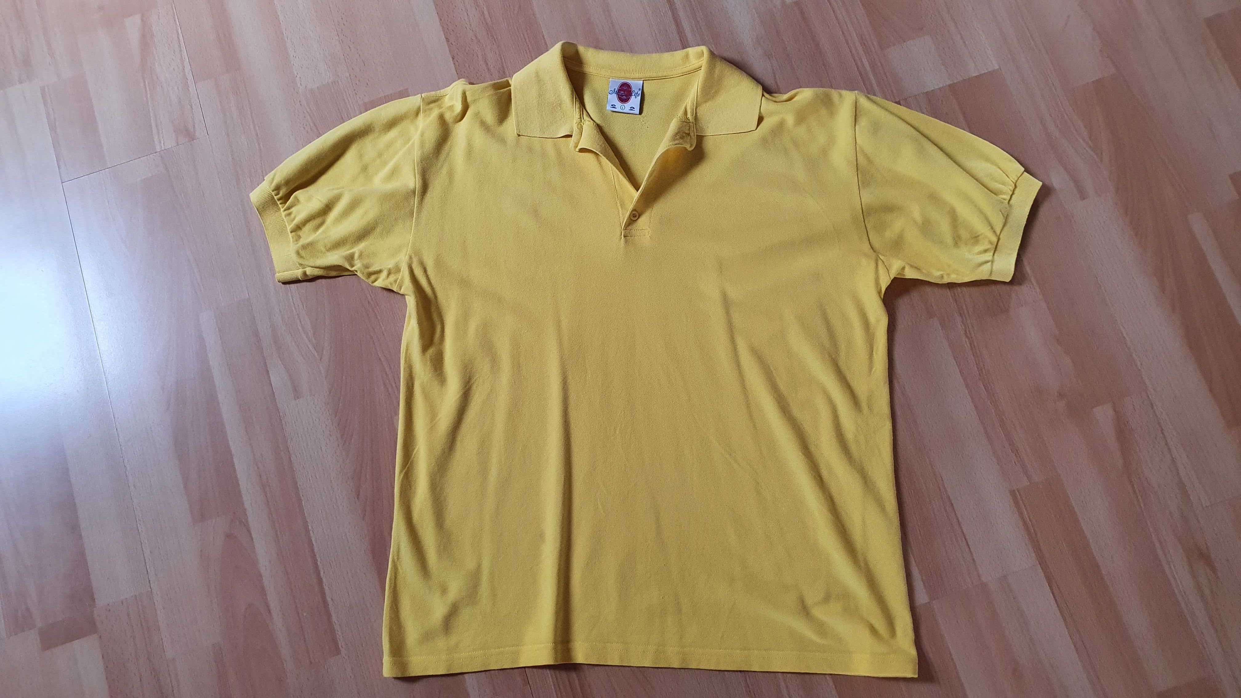 Żółta koszulka polo rozmiar L