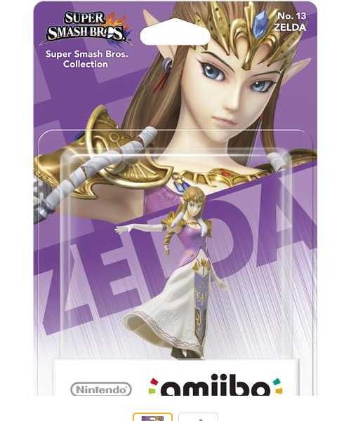 Amiibo Super Smash Bros Zelda - Nintendo - Novo e Selado