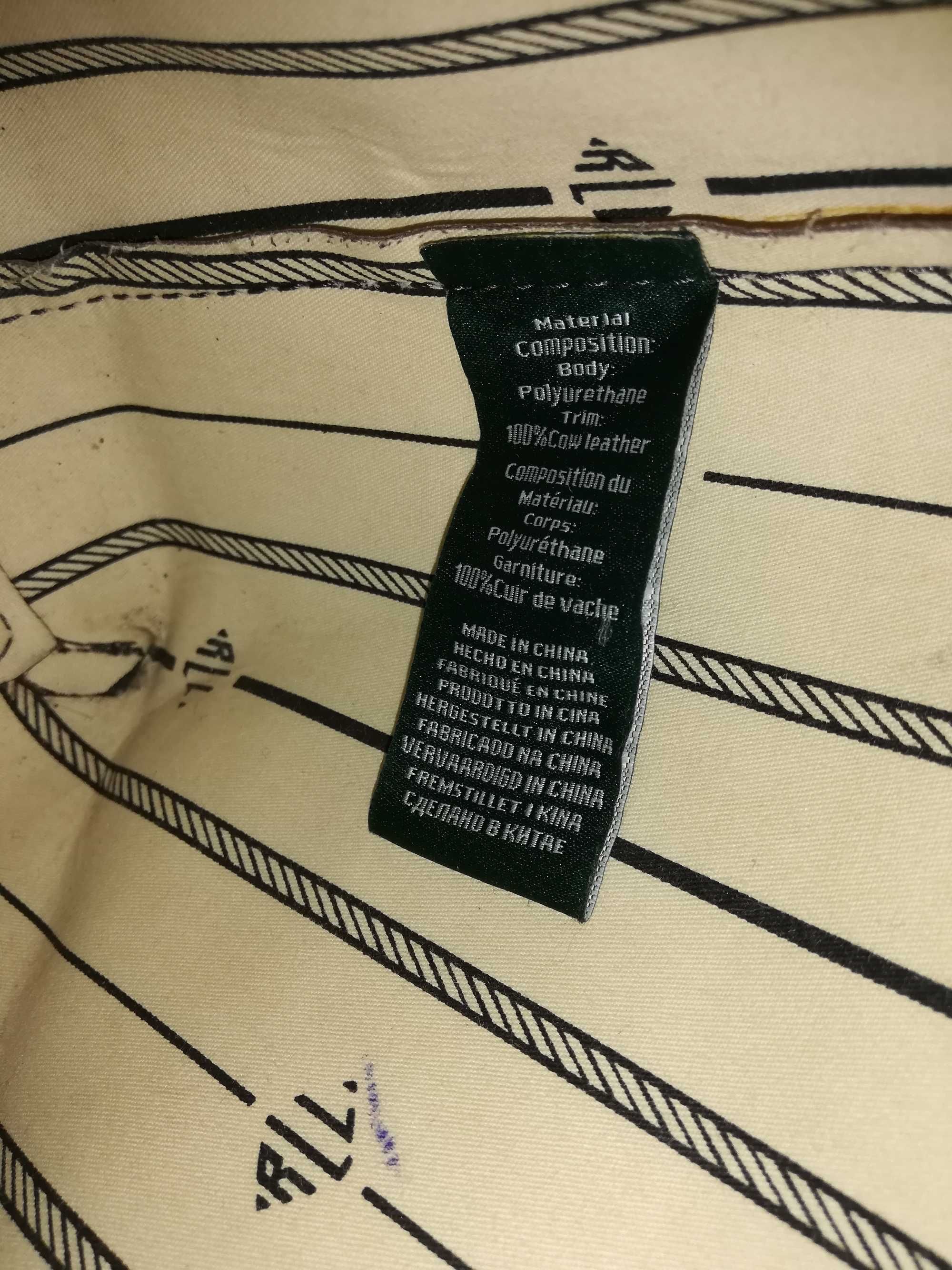 torebka RLL shopper bag Ralph Lauren 100% skóra jak Neverfull