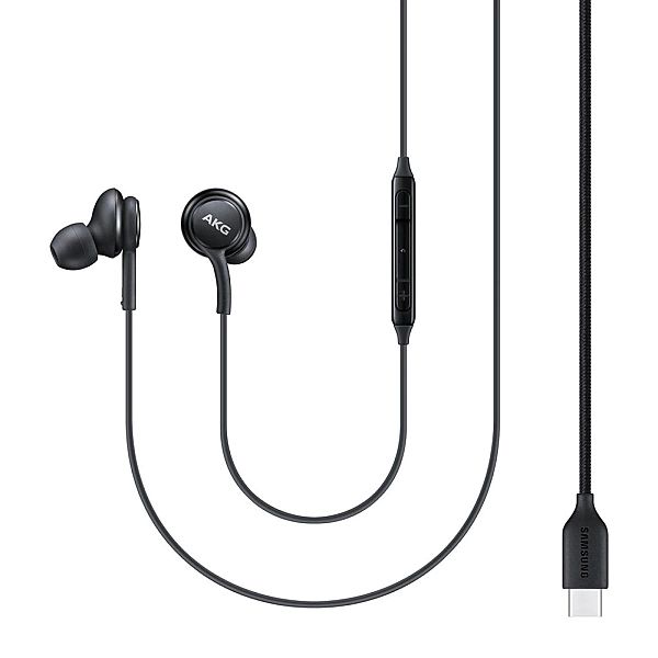 Słuchawki Samsung AKG EO-IC100BBEGEU przewodowe dokanałowe USB-C - cza