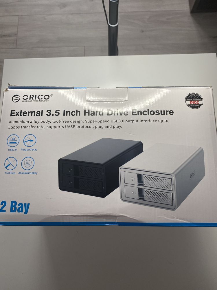 Obudowa dysku 3,5" Orico 9528U3-EU-BK-BP