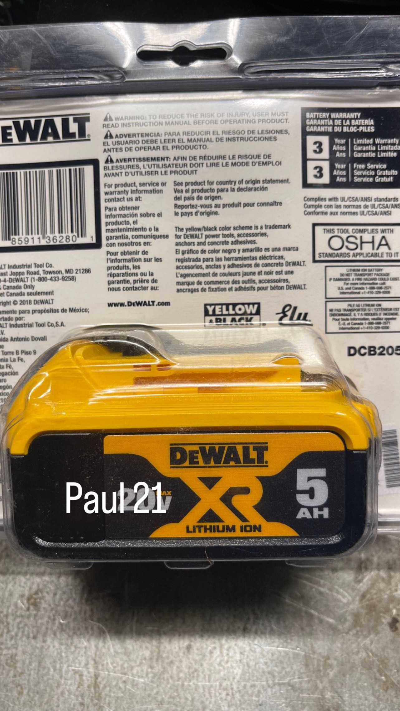 Dewalt        Bateria