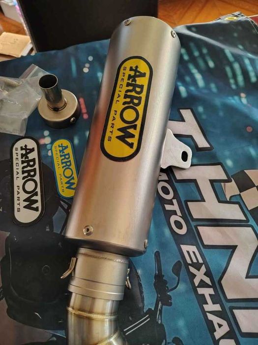 Kit escap moto arrow pro race  +curva cf moto 800mt,b trk, tenere etc