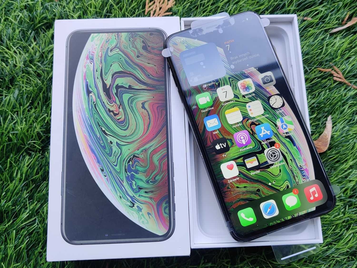 iPhone XS MAX 256GB Space Grey Szary Grafitowy Bateria 95% Gwarancja