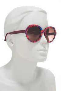 Новые солнцезащитные очки etro et 646s 607 оригинал круглые красные