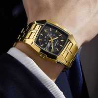 2023 luksusowe męskie zegarki modne zegarek kwarcowy