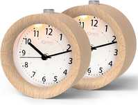 aboveClock Budzik analogowy bez tykania