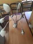 Lampa, żyrandol PRL