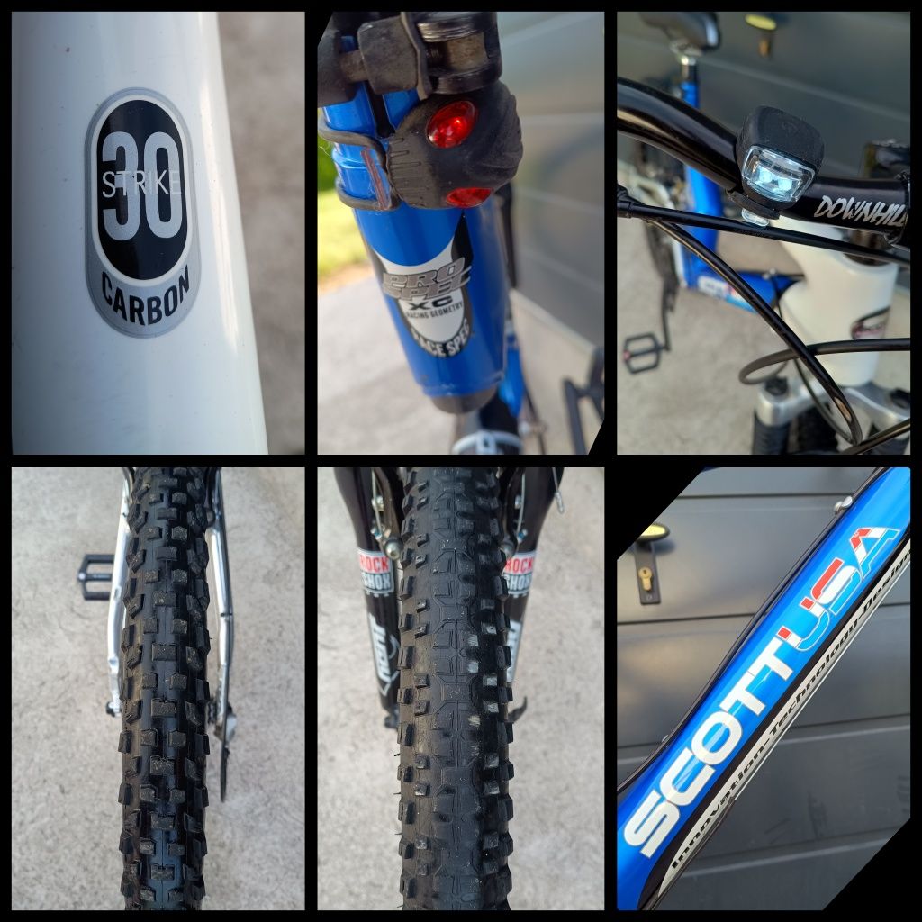 Rower SCOTT USA CARBON Górski MTB z Niemiec Shimano DEORE