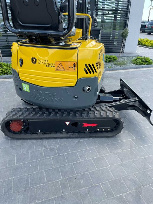 Nowa Koparka 1600kg KUBOTA & GÜNTER GROSSMANN - Mini koparka GG1600
