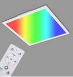 Brilo plafon LED lampa sufitowa LED 24w RGB sterowana pilotem