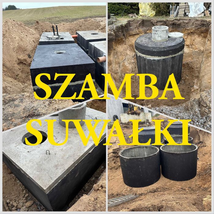 Szambo Szamba betonowe Piwnice SUWAŁKI