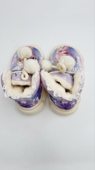 Домашні капці, тапки, топочки, дитяче взуття, frozen, Ельза, 18см