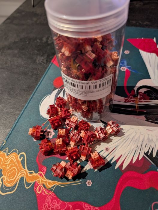 Безшумні світчі Haimu Heartbeat Silent Linear Switch