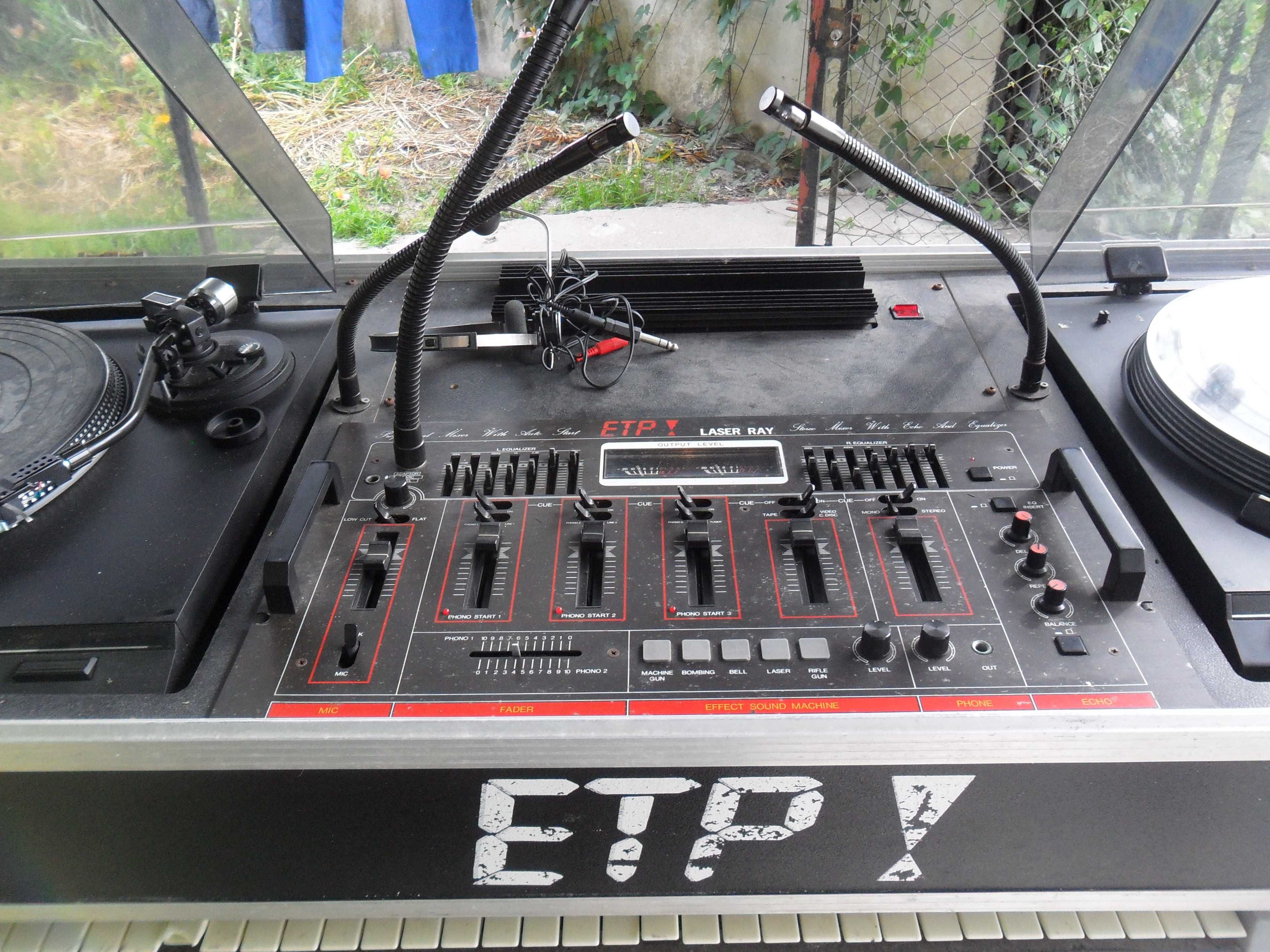 set completo com case para dj