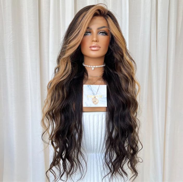 Nowa naturalna peruka lace front 100% ludzki wlos na co dzien