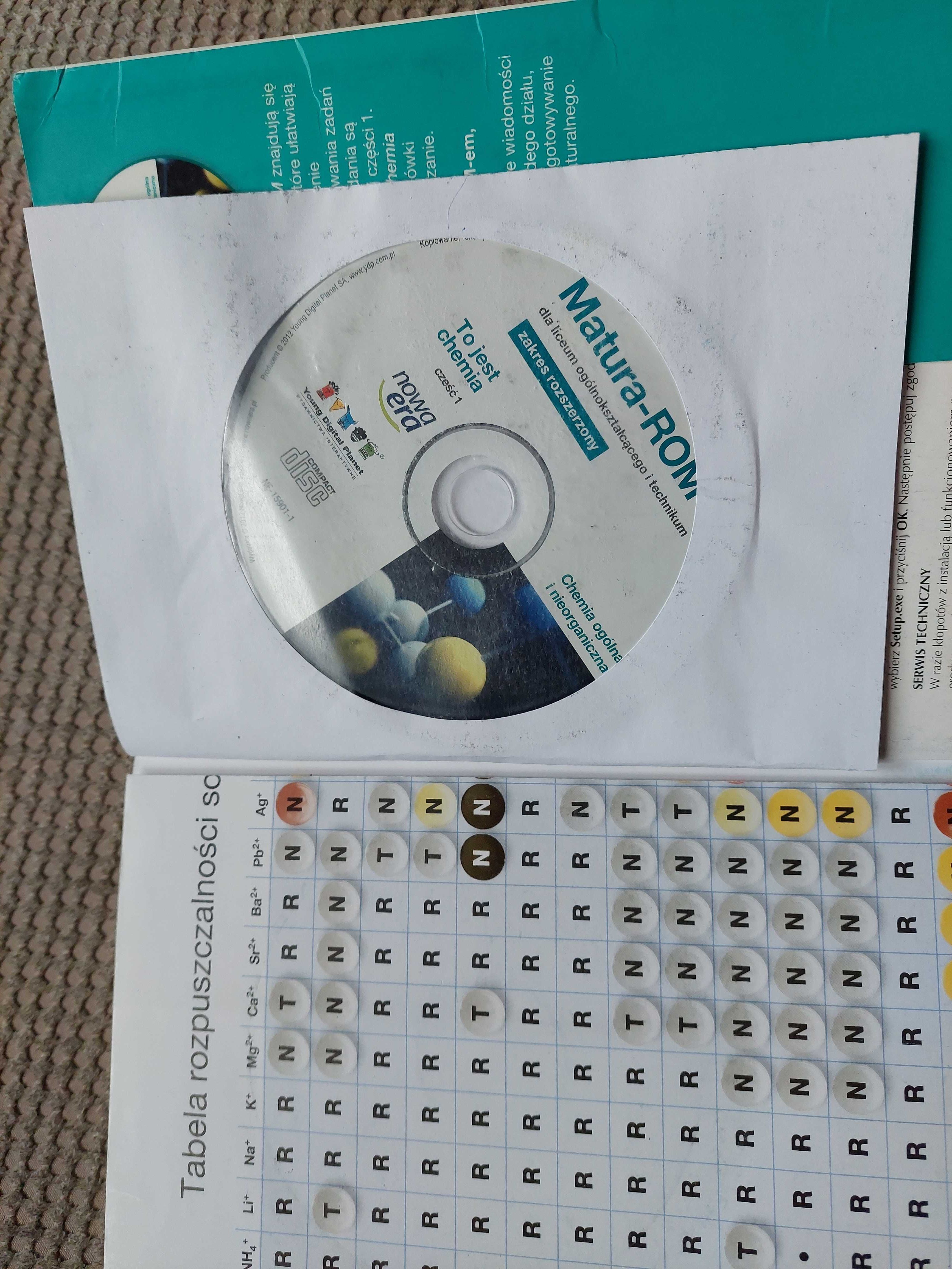 podręcznik i CD-matura "To jest chemia 1" zak. rozszerzony