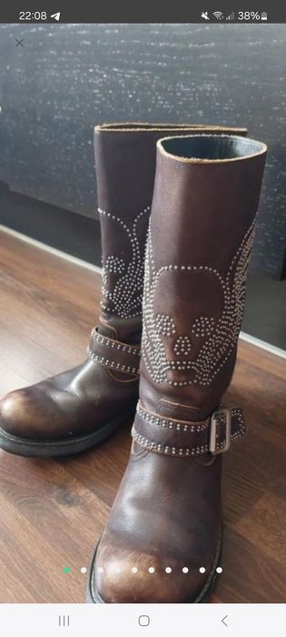 Ash череп philip plein balmain owens оригінал 39 брутальні чоботи мото