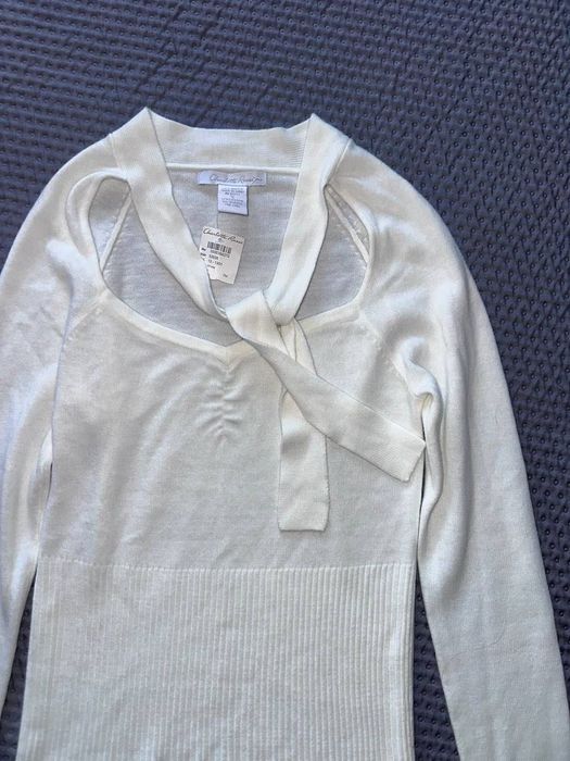 biały sweter  Massimo Dutti Zara xs