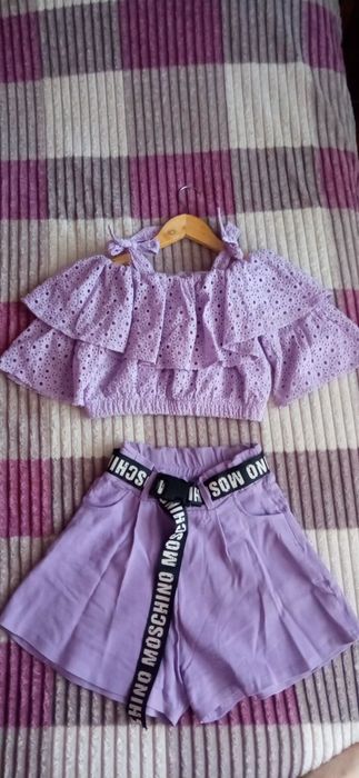 Літній лавандовий костюм