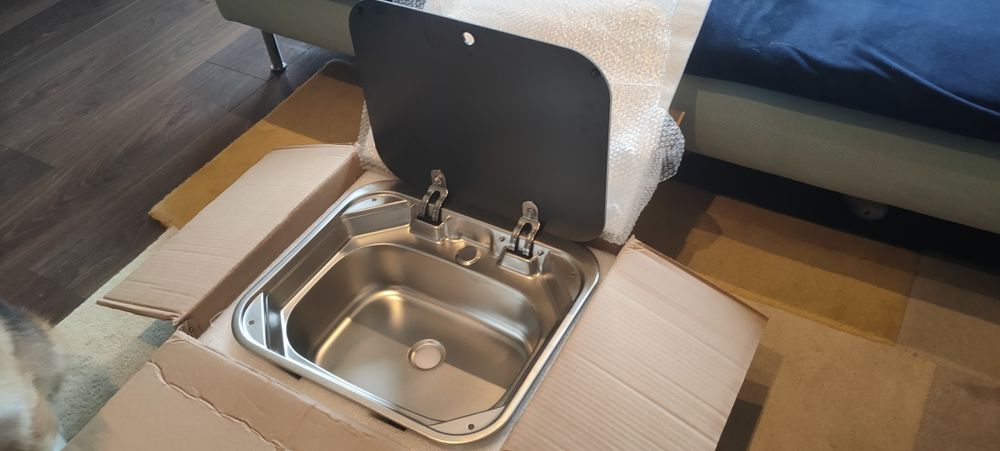 Zlew do kampera - zestaw