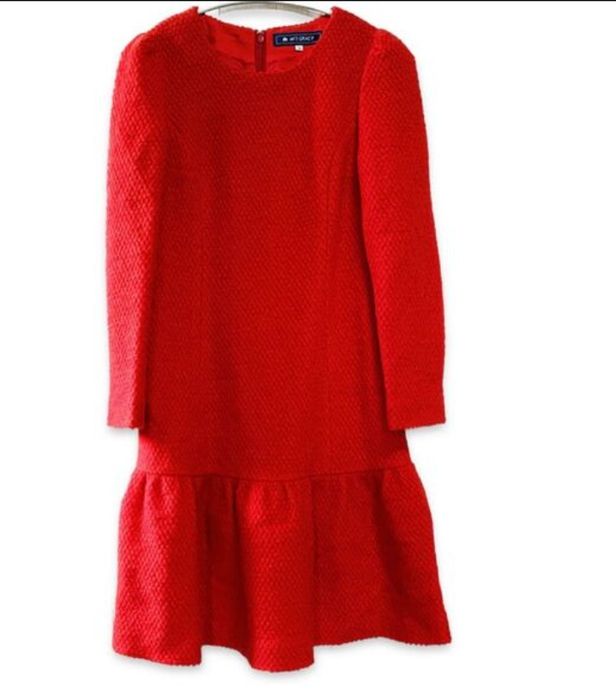 Тепла сукня червона