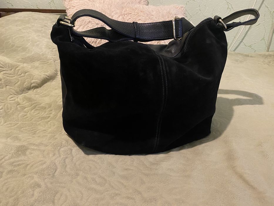 Сумка замшева