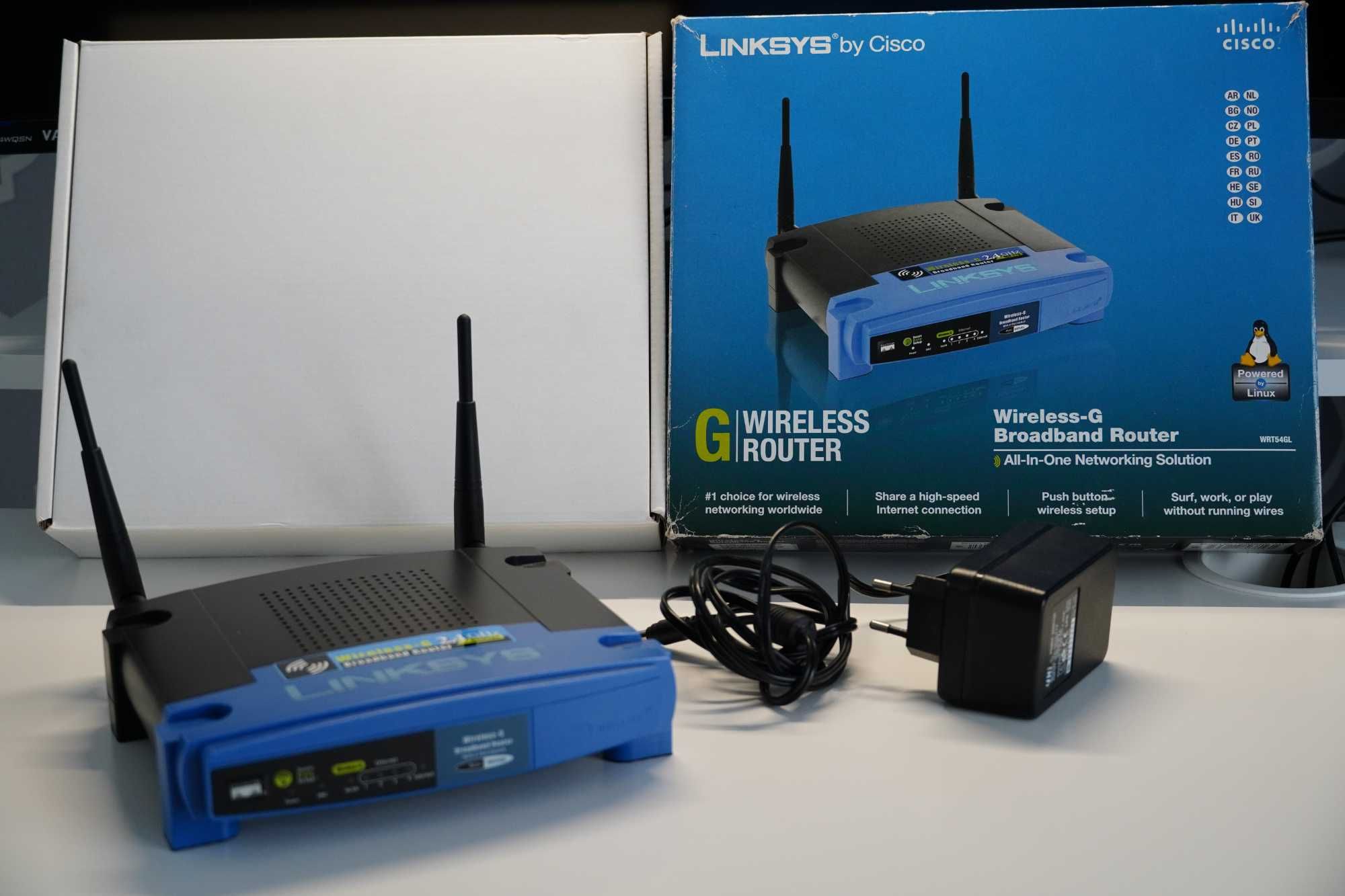 Router Cisco Linksys WRT-54GL-EU v1.1 + zasilacz