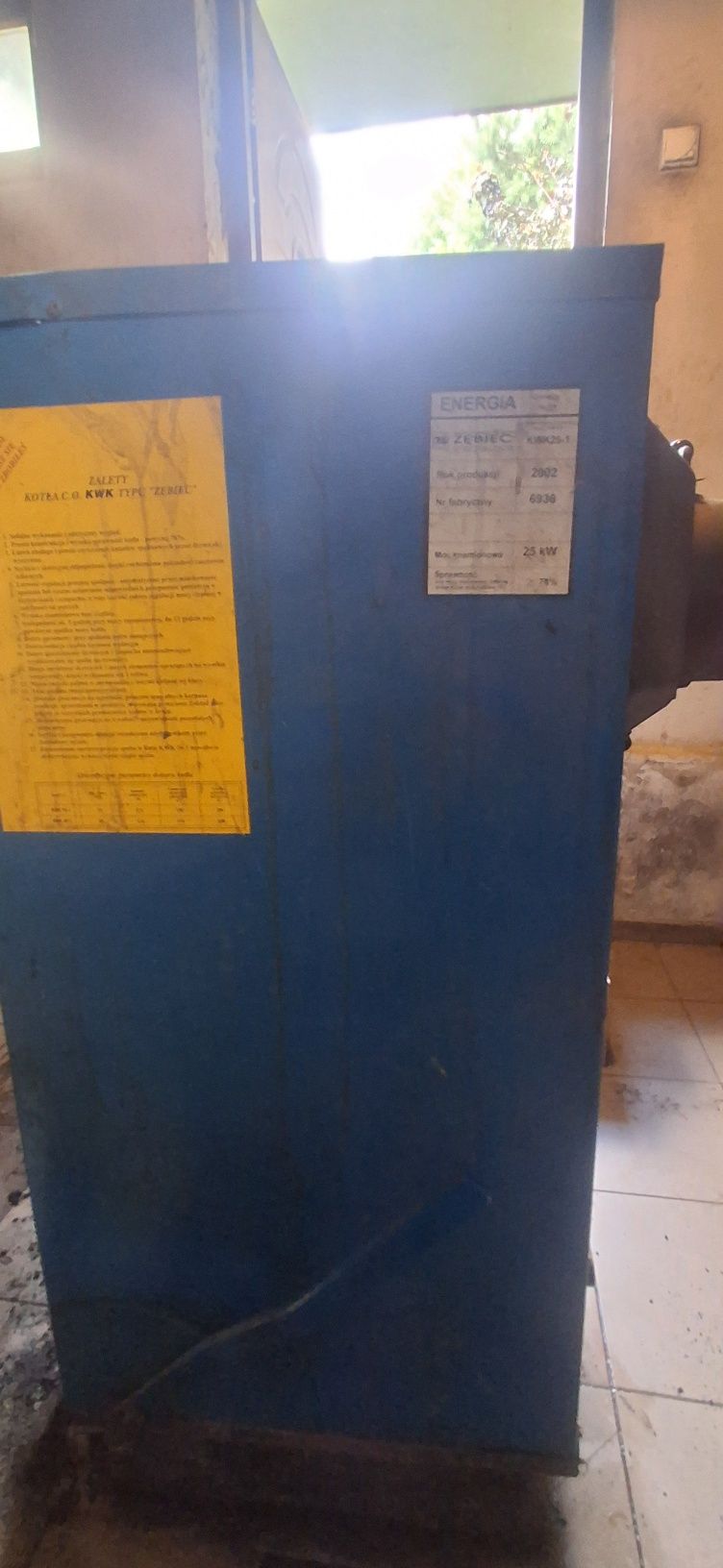 Części  do pieca co ZĘBIEC 25kw