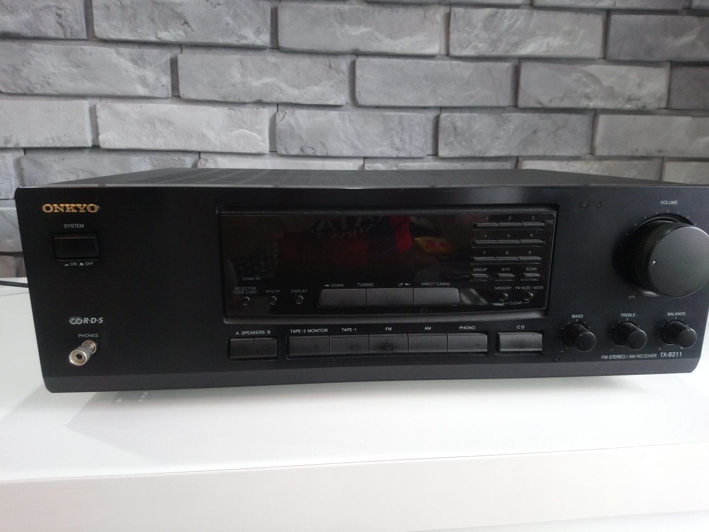 Amplituner stereo Onkyo RDS mało używany