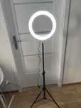 lampę pierścieniową LED ze statywem 210 cm