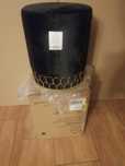 Pufa HOME DECO FACTORY HD6392, polipropylen, czarny, 35x35x43 cm